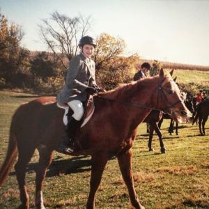 A childhood foxhunt on my first horse, Nick